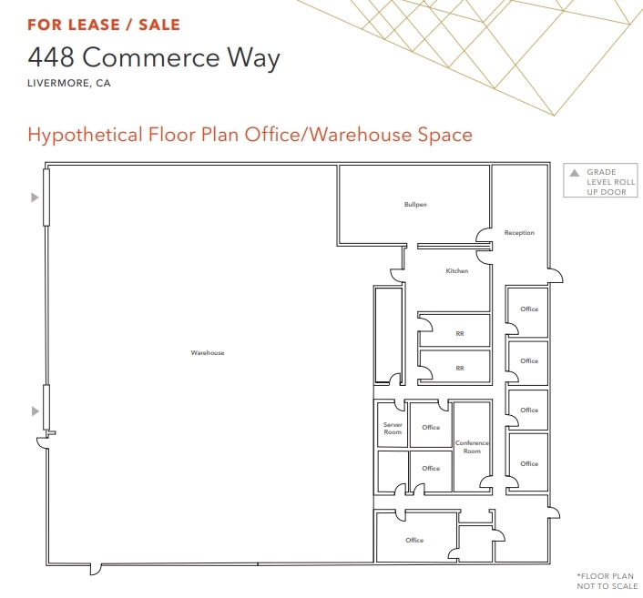 444-490 Commerce Way, Livermore, CA à louer Plan d’étage– Image 1 sur 2