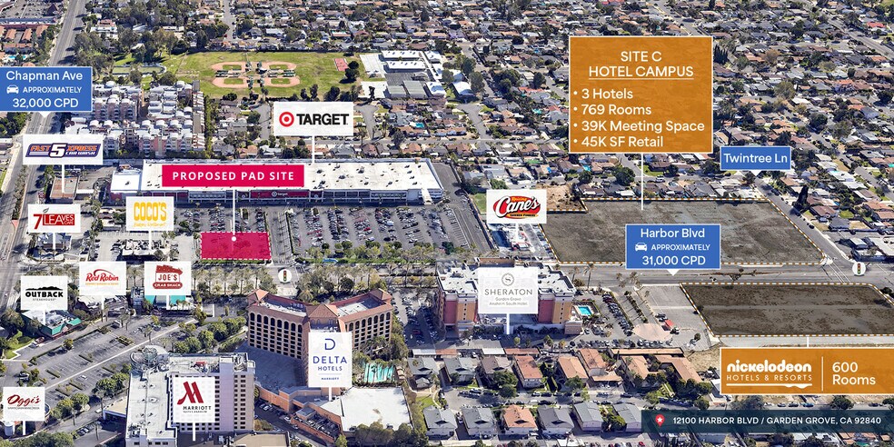 12100 Harbor Blvd, Garden Grove, CA à louer - Photo de l’immeuble – Image 1 sur 2
