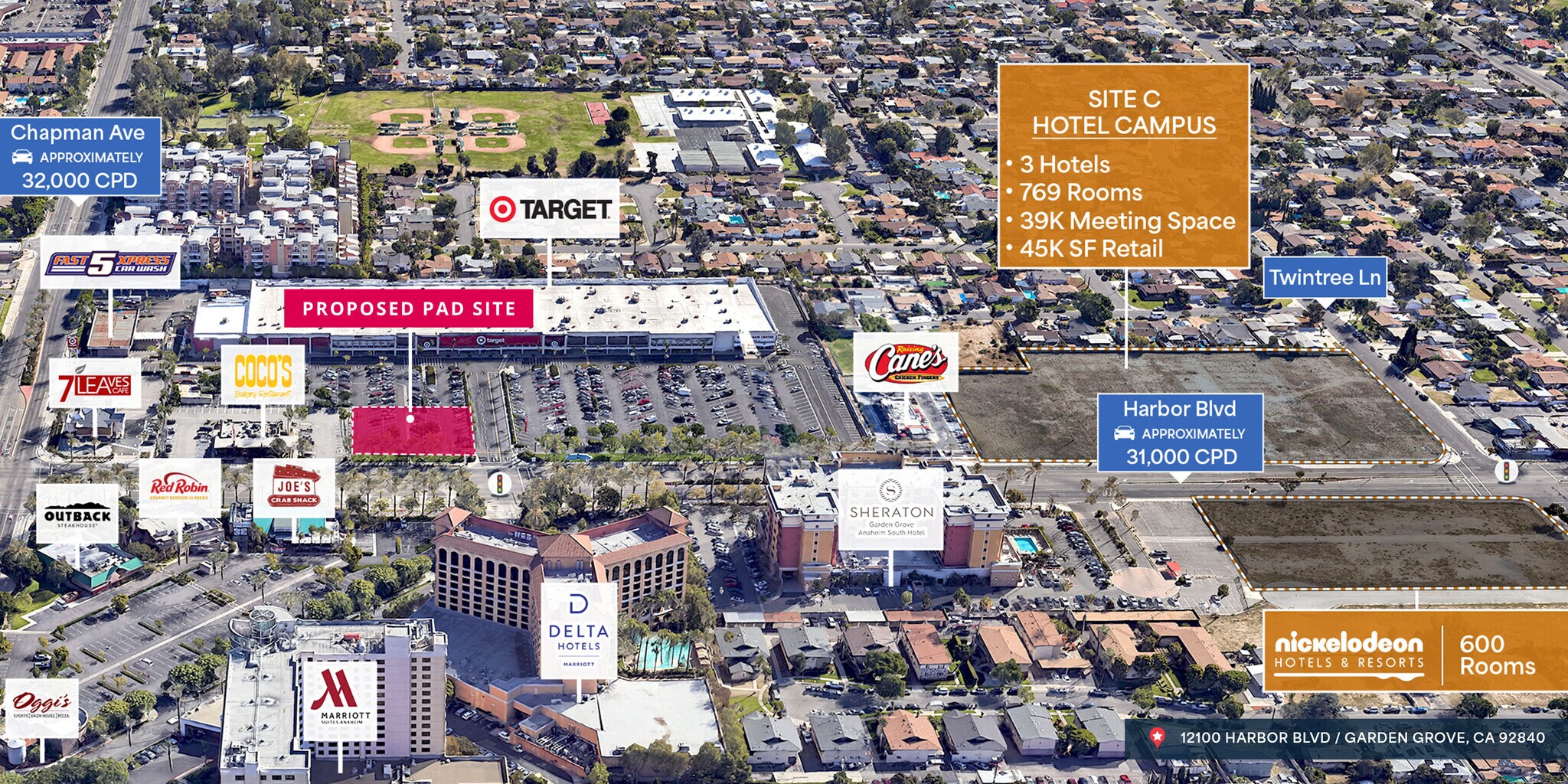 12100 Harbor Blvd, Garden Grove, CA à louer Photo de l’immeuble– Image 1 sur 3
