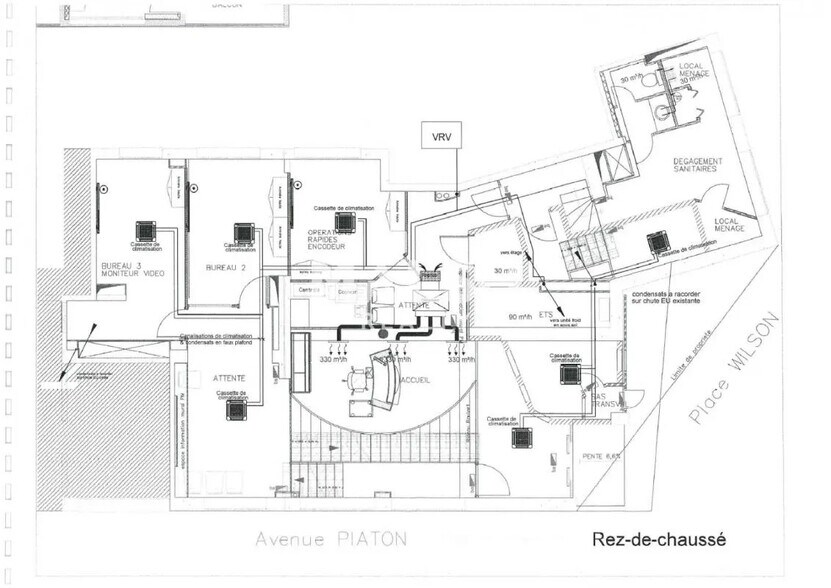 Bureau dans Villeurbanne à louer - Plan d’étage – Image 2 sur 3