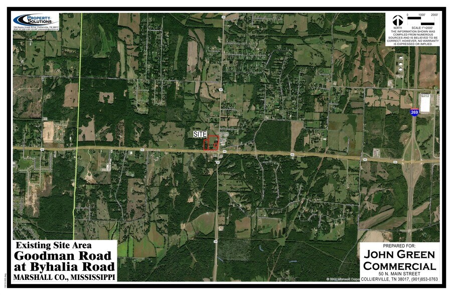 0 Highway 309 & 302, Byhalia, MS à vendre - Aérien – Image 2 sur 2