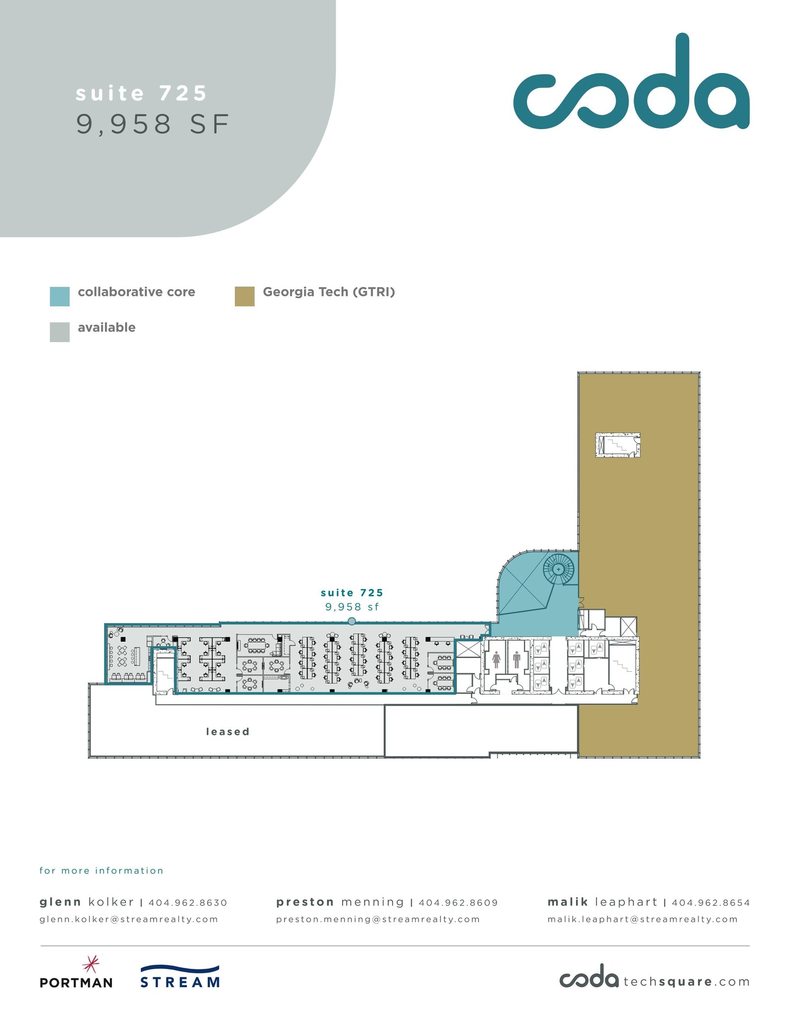 756 W Peachtree St, Atlanta, GA à louer Plan d’étage– Image 1 sur 1