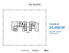 624 S Grand Ave, Los Angeles, CA à louer Plan d’étage– Image 1 sur 1