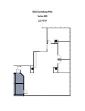 8133 Leesburg Pike, Vienna, VA à louer Plan de site– Image 1 sur 2