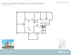 6065 Hillcroft Ave, Houston, TX à louer Plan d’étage– Image 1 sur 1