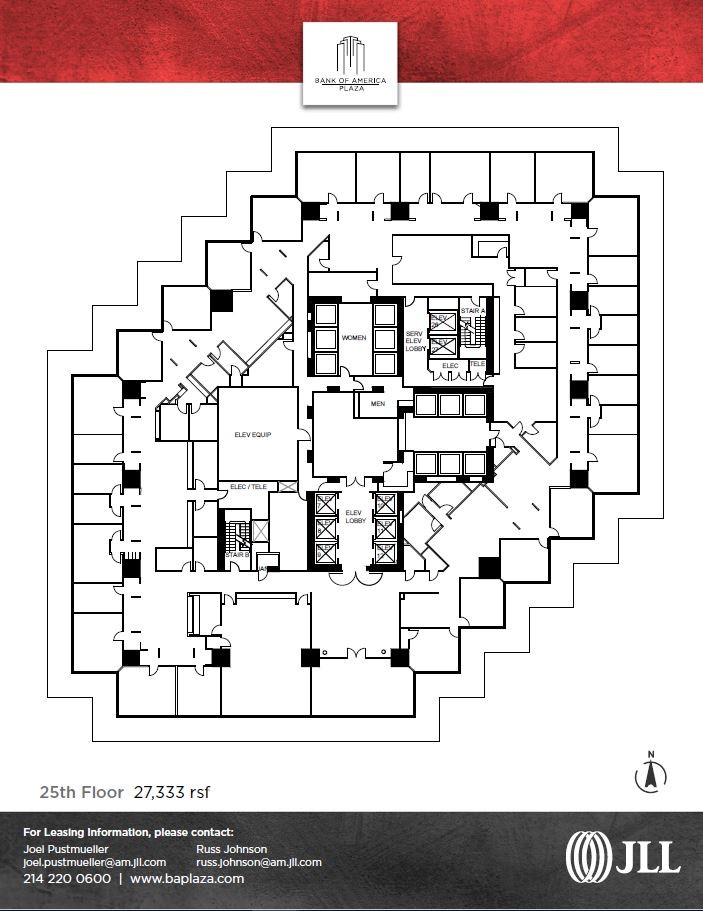 901 Main St, Dallas, TX à louer Plan d’étage– Image 1 sur 1