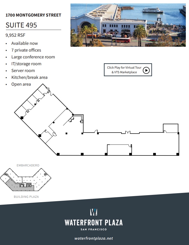 1700 Montgomery St, San Francisco, CA à louer Plan d’étage– Image 1 sur 1