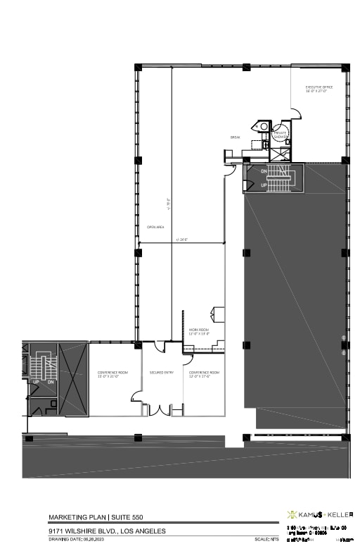 9171 Wilshire Blvd, Beverly Hills, CA à louer Plan d’étage– Image 1 sur 1