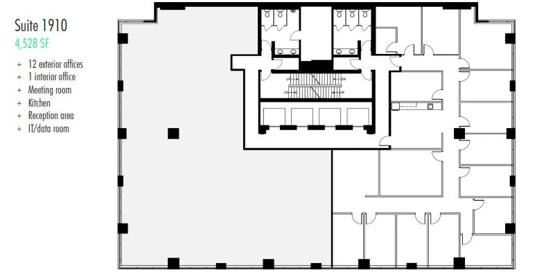 736 6th Ave SW, Calgary, AB à louer Plan d’étage– Image 1 sur 1