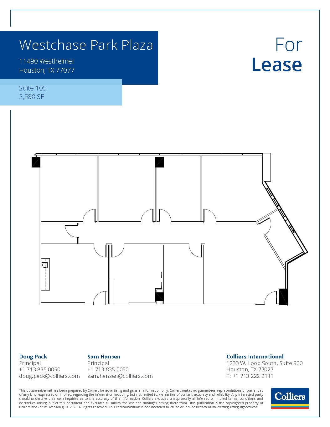 11490 Westheimer Rd, Houston, TX à louer Plan d’étage– Image 1 sur 1