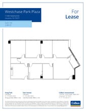 11490 Westheimer Rd, Houston, TX à louer Plan d’étage– Image 1 sur 1