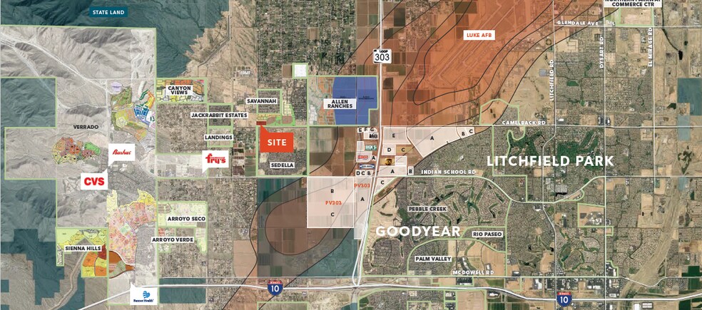 NEC Perryville Rd & Camelback Rd, Litchfield Park, AZ à louer - Aérien – Image 3 sur 4