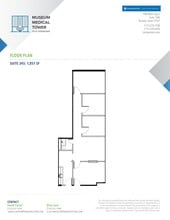 1213 Hermann Dr, Houston, TX à louer Plan d’étage– Image 1 sur 2