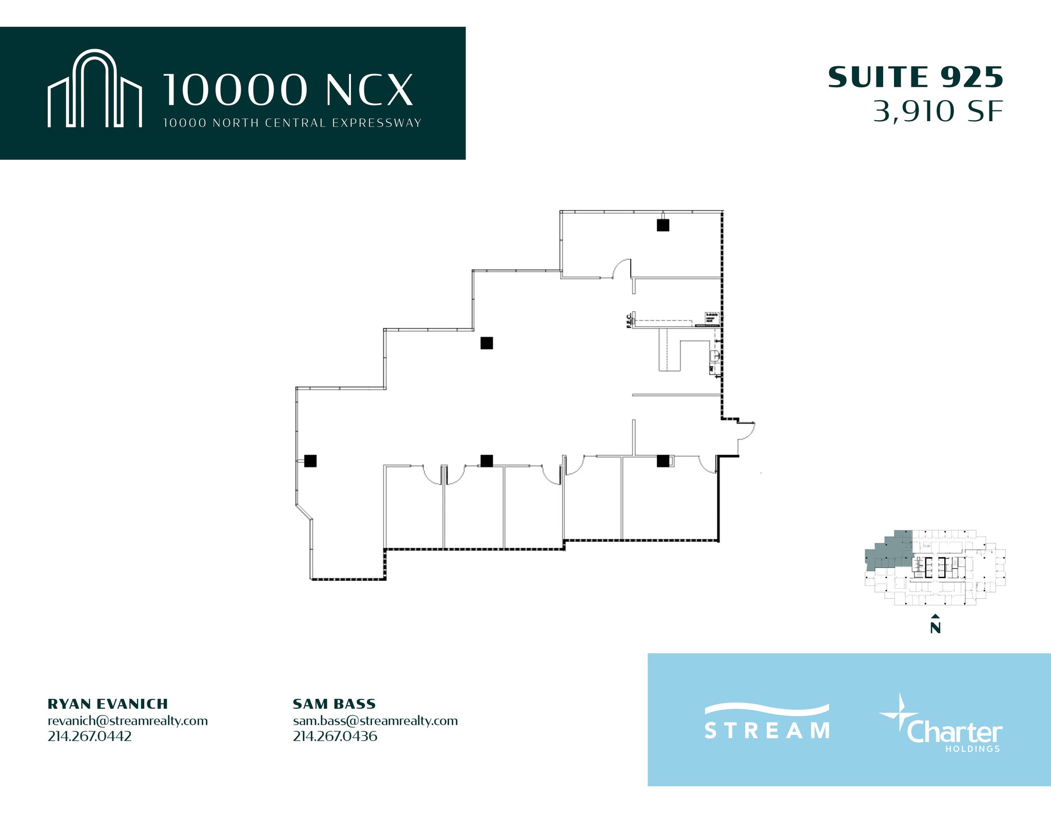 10000 N Central Expy, Dallas, TX à louer Plan d’étage– Image 1 sur 1
