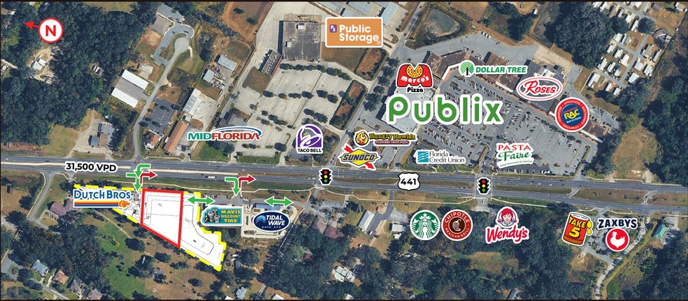 10150 SE US Highway 441, Belleview, FL à louer - Aérien – Image 2 sur 3