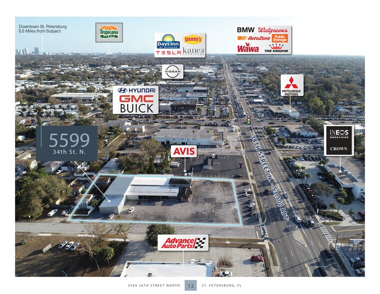 5599 34th St N, Saint Petersburg, FL à vendre - Photo de l’immeuble – Image 2 sur 10