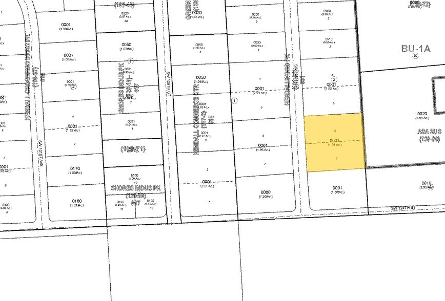 12251 SW 128th Ct, Miami, FL à vendre - Plan cadastral – Image 3 sur 3
