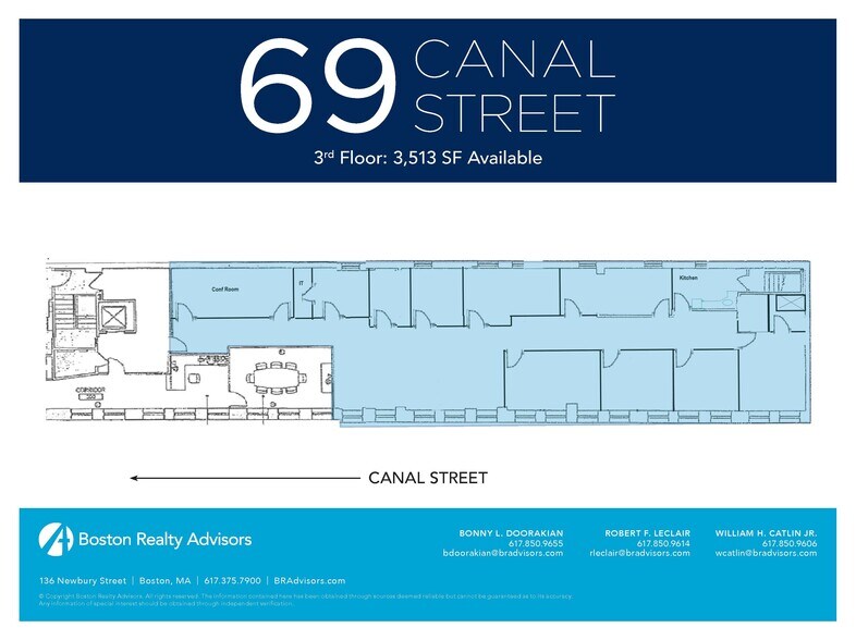 69 Canal St, Boston, MA à louer - Plan d’étage – Image 3 sur 8