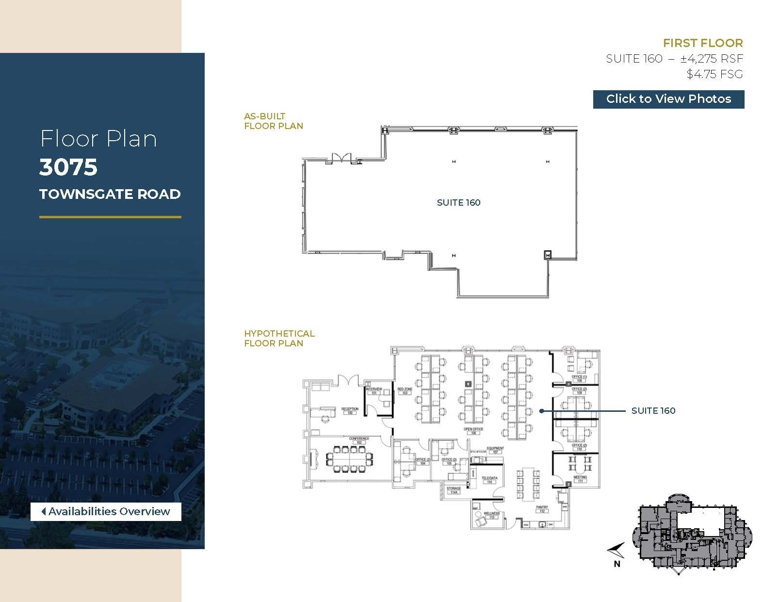 3075 Townsgate Rd, Westlake Village, CA à louer Plan d’étage– Image 1 sur 1