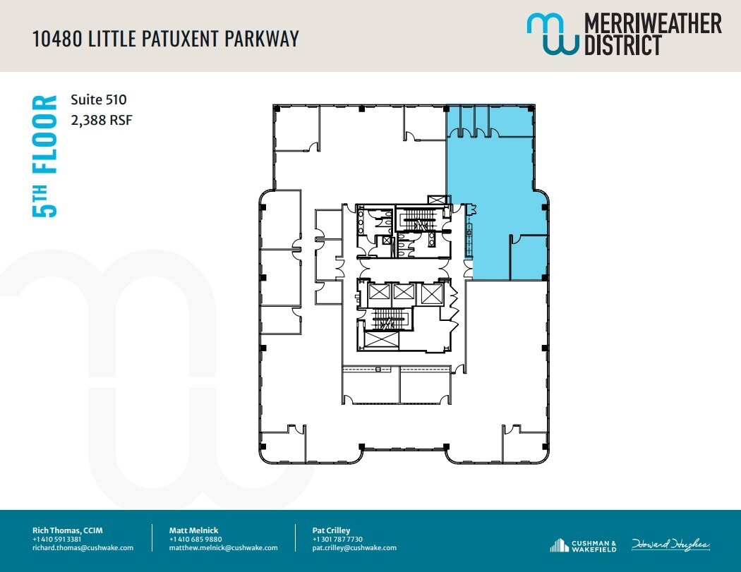 10480 Little Patuxent Pky, Columbia, MD à louer Plan d’étage– Image 1 sur 1