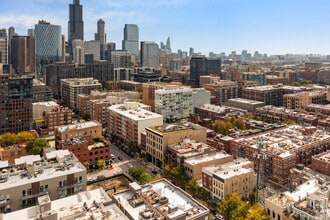 1027-1031 W Madison St, Chicago, IL - VUE AÉRIENNE vue de carte