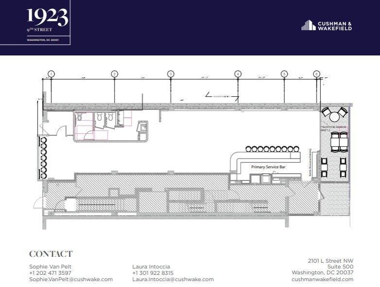 1923 9th St NW, Washington, DC à louer Plan d’étage– Image 1 sur 1