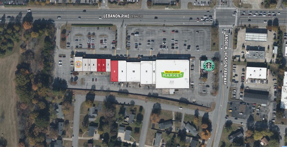 4453-4491 Lebanon Pike, Hermitage, TN à louer - Photo de l’immeuble – Image 2 sur 5