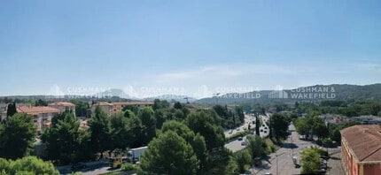 240 Chemin De La Beauvalle, Aix-en-Provence, BDR - VUE AÉRIENNE  vue de carte