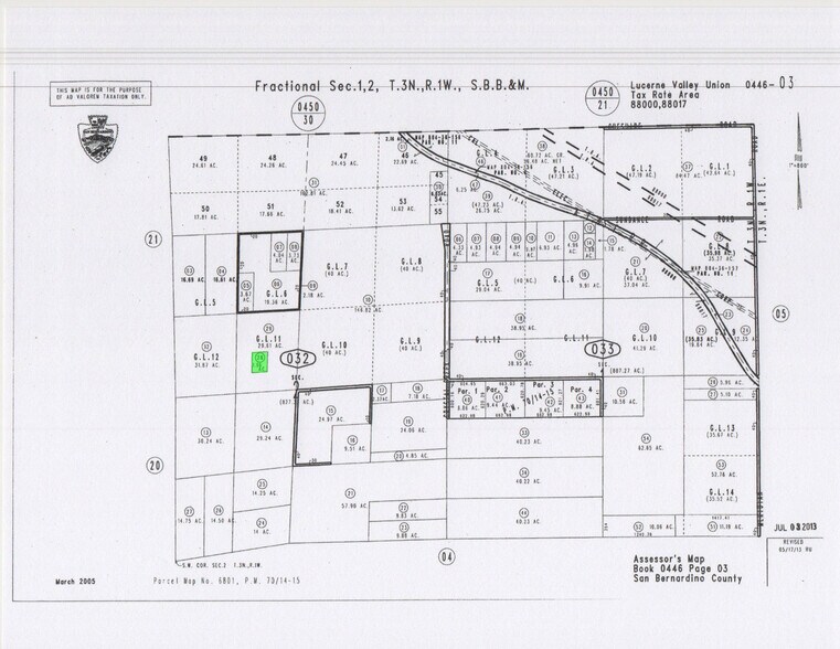 0446-032-28-0000, Lucerne Valley, CA à vendre - Photo de l’immeuble – Image 2 sur 2