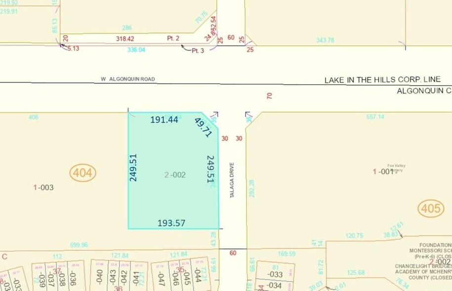 SWC Talaga & Algonquin Rd, Algonquin, IL à vendre - Photo de l’immeuble – Image 3 sur 4
