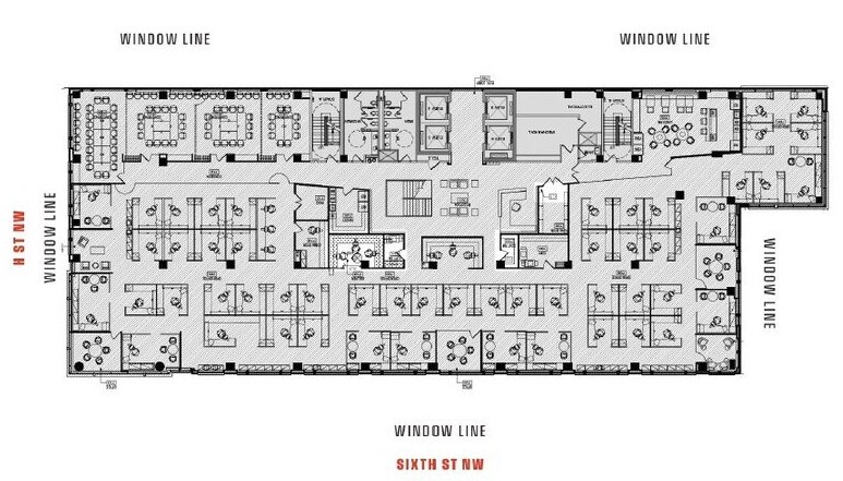 777 6th St NW, Washington, DC à louer Plan d’étage– Image 1 sur 1