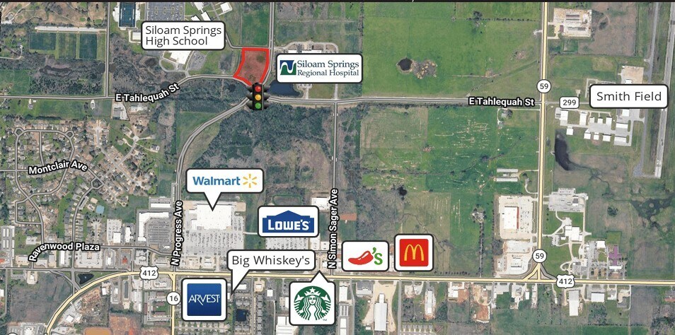 4.14 Acres N Progress Avenue, Siloam Springs, AR à vendre Photo principale– Image 1 sur 3