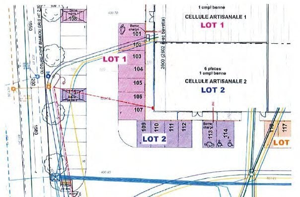 826 Rue Adrienne Bolland, Andrézieux-Bouthéon à louer - Plan de site – Image 2 sur 5