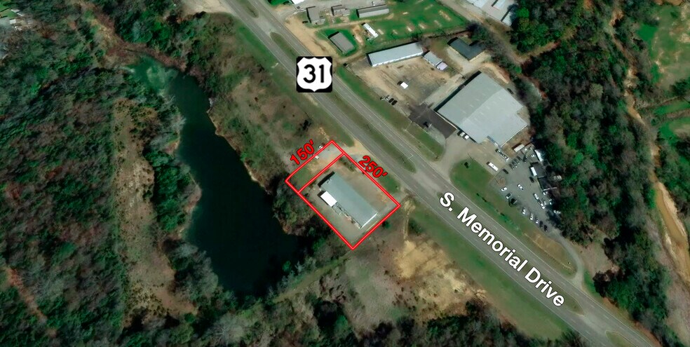 1260 S Memorial Dr, Prattville, AL à vendre - Aérien – Image 2 sur 3