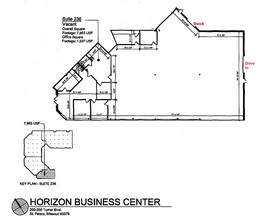 200-236 Turner Blvd, Saint Peters, MO à louer Plan d’étage– Image 1 sur 5