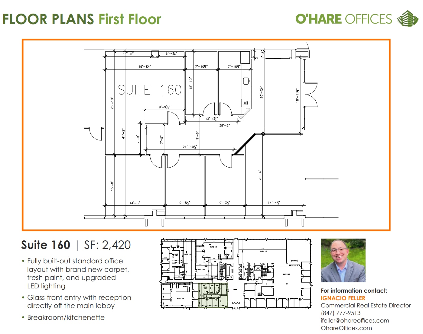 1111 E Touhy Ave, Des Plaines, IL à vendre Plan d’étage– Image 1 sur 1