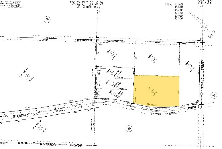 26230 Jefferson Ave, Murrieta, CA à vendre - Plan cadastral – Image 3 sur 3