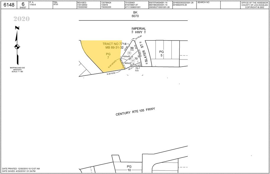 1290 E Imperial Hwy, Los Angeles, CA à vendre - Plan cadastral – Image 2 sur 4