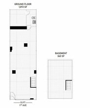 941 1st Ave, New York, NY à louer Plan d’étage– Image 2 sur 2
