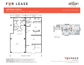 2973 W 7th St, Fort Worth, TX à louer Plan d’étage– Image 1 sur 1