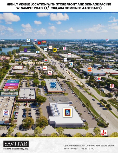 2301 W Sample Rd, Pompano Beach, FL à louer - Aérien – Image 2 sur 9