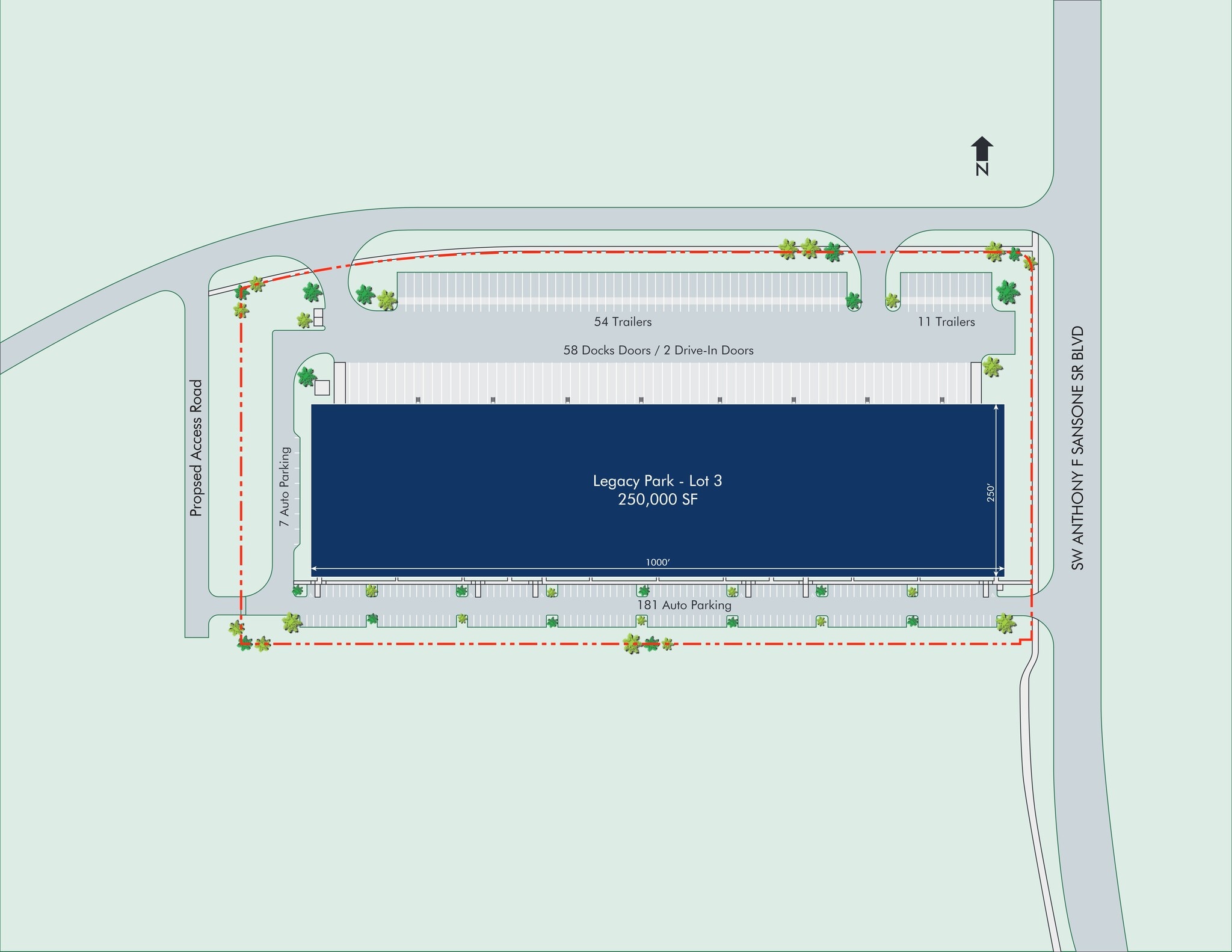 SW Becker Rd, Port Saint Lucie, FL à louer Plan de site– Image 1 sur 3