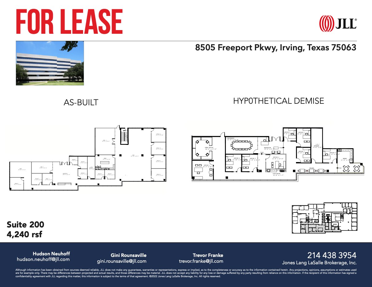 8505 Freeport Pky, Irving, TX à louer Plan d’étage– Image 1 sur 1