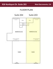 830 Northport Dr, West Sacramento, CA à louer Plan de site– Image 1 sur 1