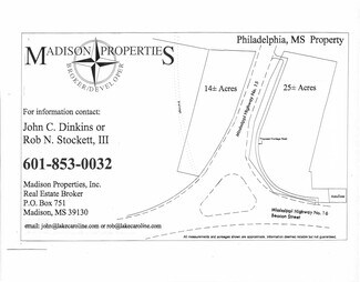 Plus de détails pour W Beacon St, Philadelphia, MS - Terrain à vendre