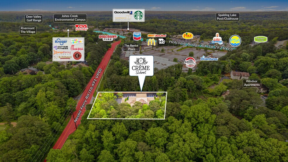 8730 Nesbit Ferry Rd, Alpharetta, GA à vendre - Photo de l’immeuble – Image 2 sur 5