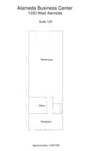 1220 W Alameda Dr, Tempe, AZ à louer Plan d’étage– Image 1 sur 1
