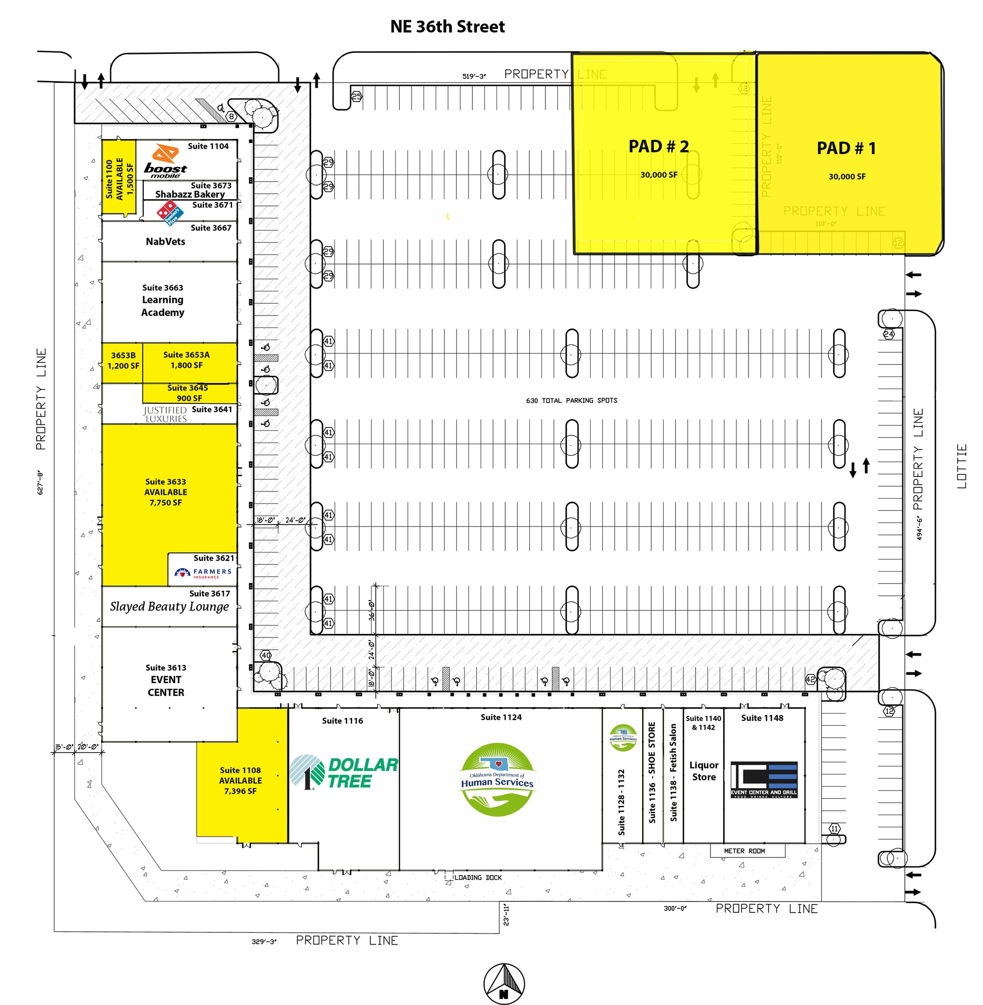 1148 NE 36th St, Oklahoma City, OK à louer Plan de site– Image 1 sur 1