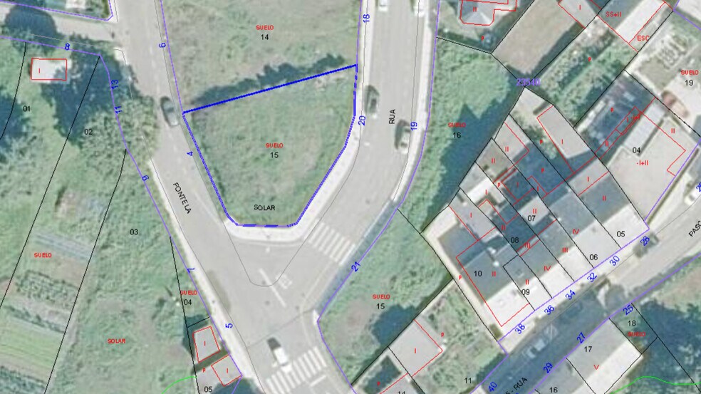 Rúa Da Fontela, Burela, Lugo à vendre - Plan de site – Image 1 sur 5