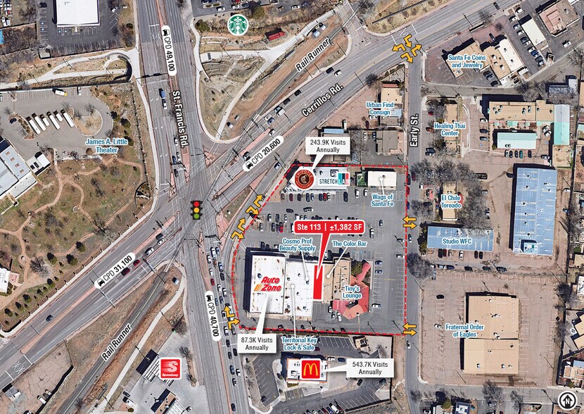 1005 S St Francis Rd, Santa Fe, NM à vendre - Photo de l’immeuble – Image 3 sur 11